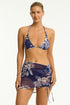 Sea Level Aloha Drawstring Mini Mesh Skirt